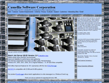 Tablet Screenshot of camelliasoftware.com